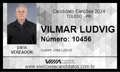 Candidato VILMAR LUDVIG 2024 - TOLEDO - Eleições