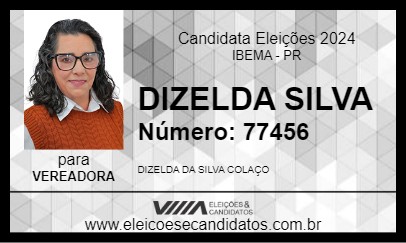 Candidato DIZELDA SILVA 2024 - IBEMA - Eleições