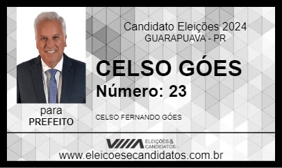 Candidato CELSO GÓES 2024 - GUARAPUAVA - Eleições