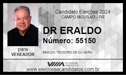 Candidato DR ERALDO 2024 - CAMPO MOURÃO - Eleições