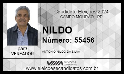 Candidato NILDO 2024 - CAMPO MOURÃO - Eleições