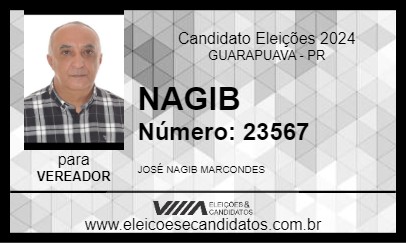 Candidato NAGIB 2024 - GUARAPUAVA - Eleições