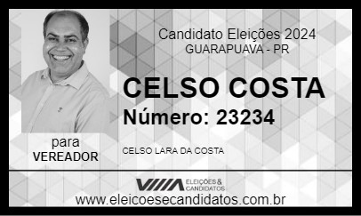 Candidato CELSO COSTA 2024 - GUARAPUAVA - Eleições