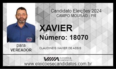 Candidato XAVIER 2024 - CAMPO MOURÃO - Eleições