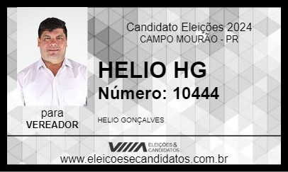 Candidato HELIO HG 2024 - CAMPO MOURÃO - Eleições