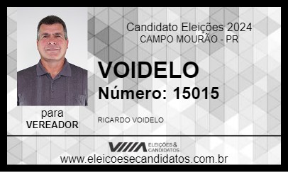 Candidato VOIDELO 2024 - CAMPO MOURÃO - Eleições