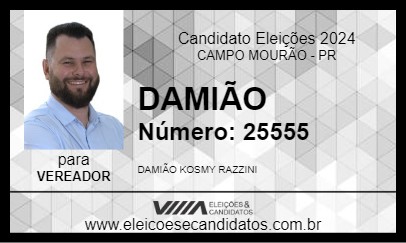 Candidato DAMIÃO 2024 - CAMPO MOURÃO - Eleições