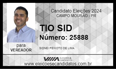 Candidato TIO SID 2024 - CAMPO MOURÃO - Eleições