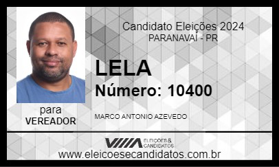 Candidato LELA 2024 - PARANAVAÍ - Eleições