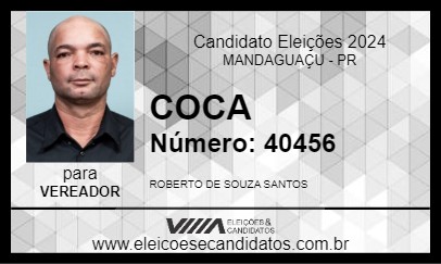 Candidato COCA 2024 - MANDAGUAÇU - Eleições