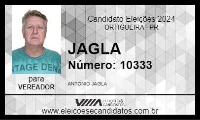 Candidato JAGLA 2024 - ORTIGUEIRA - Eleições