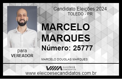 Candidato MARCELO MARQUES 2024 - TOLEDO - Eleições