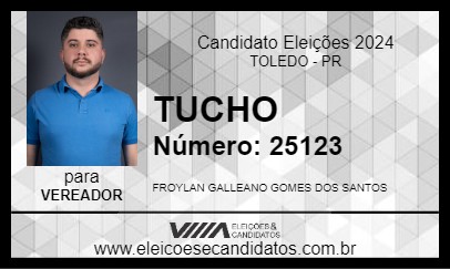 Candidato TUCHO 2024 - TOLEDO - Eleições