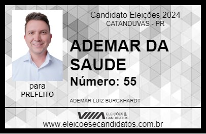 Candidato ADEMAR 2024 - CATANDUVAS - Eleições