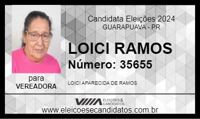 Candidato LOICI RAMOS 2024 - GUARAPUAVA - Eleições