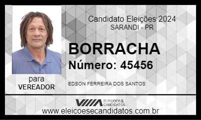 Candidato BORRACHA 2024 - SARANDI - Eleições