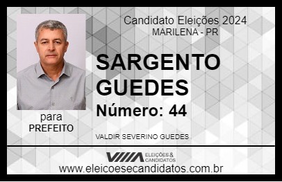 Candidato GUEDES 2024 - MARILENA - Eleições