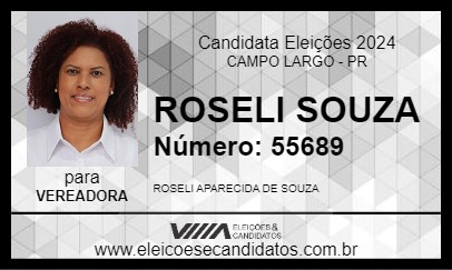 Candidato ROSELI SOUZA 2024 - CAMPO LARGO - Eleições