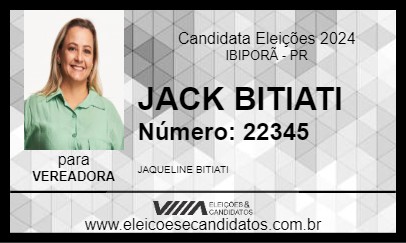 Candidato JACK BITIATI 2024 - IBIPORÃ - Eleições