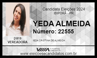 Candidato YEDA ALMEIDA 2024 - IBIPORÃ - Eleições