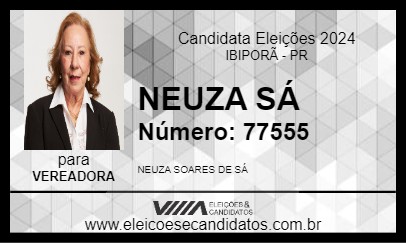 Candidato NEUZA SÁ 2024 - IBIPORÃ - Eleições