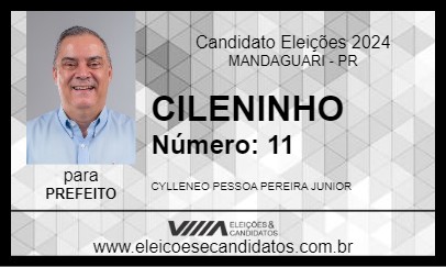 Candidato CILENINHO 2024 - MANDAGUARI - Eleições