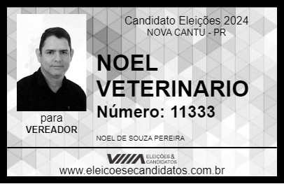 Candidato NOEL VETERINARIO 2024 - NOVA CANTU - Eleições