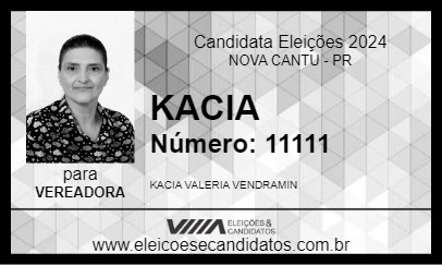 Candidato KACIA 2024 - NOVA CANTU - Eleições