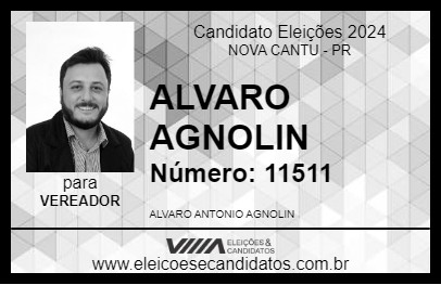 Candidato ALVARO AGNOLIN 2024 - NOVA CANTU - Eleições