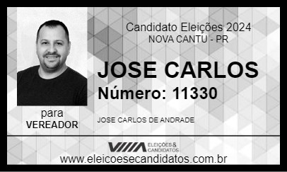 Candidato JOSE CARLOS 2024 - NOVA CANTU - Eleições