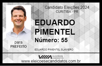 Candidato EDUARDO PIMENTEL 2024 - CURITIBA - Eleições