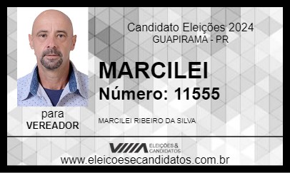 Candidato MARCILEI 2024 - GUAPIRAMA - Eleições