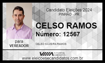 Candidato CELSO RAMOS 2024 - PINHÃO - Eleições