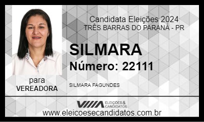 Candidato SILMARA 2024 - TRÊS BARRAS DO PARANÁ - Eleições