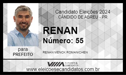 Candidato RENAN 2024 - CÂNDIDO DE ABREU - Eleições