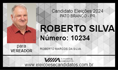 Candidato ROBERTO SILVA 2024 - PATO BRANCO - Eleições