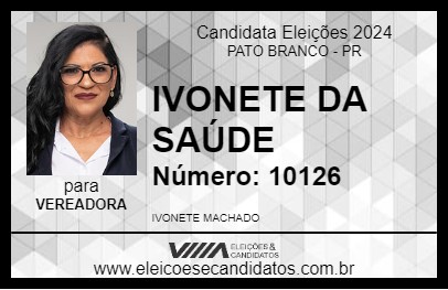 Candidato IVONETE 2024 - PATO BRANCO - Eleições