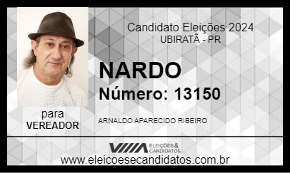 Candidato NARDO 2024 - UBIRATÃ - Eleições