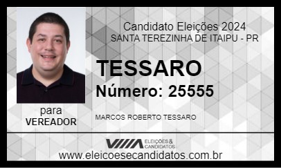 Candidato TESSARO 2024 - SANTA TEREZINHA DE ITAIPU - Eleições