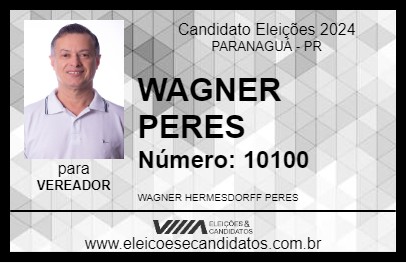 Candidato WAGNER PERES 2024 - PARANAGUÁ - Eleições