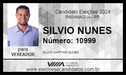 Candidato SILVIO NUNES 2024 - PARANAGUÁ - Eleições