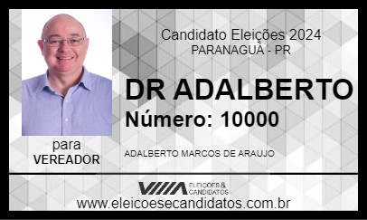 Candidato DR ADALBERTO 2024 - PARANAGUÁ - Eleições