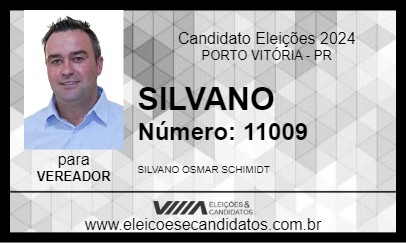 Candidato SILVANO 2024 - PORTO VITÓRIA - Eleições