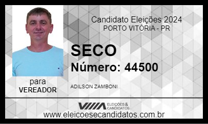 Candidato SECO 2024 - PORTO VITÓRIA - Eleições