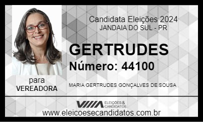 Candidato GERTRUDES 2024 - JANDAIA DO SUL - Eleições