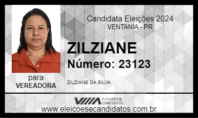 Candidato ZILZIANE 2024 - VENTANIA - Eleições