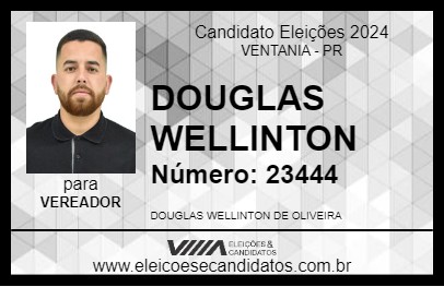 Candidato DOUGLAS WELLINTON 2024 - VENTANIA - Eleições