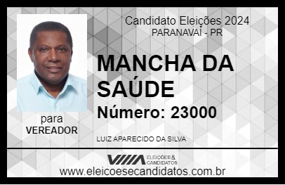 Candidato MANCHA DA SAÚDE 2024 - PARANAVAÍ - Eleições