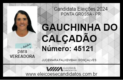 Candidato GAUCHINHA DO CALÇADÃO 2024 - PONTA GROSSA - Eleições