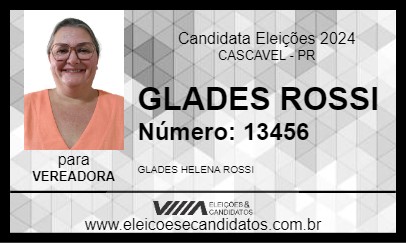 Candidato GLADES ROSSI 2024 - CASCAVEL - Eleições